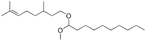 1-[(3,7-dimethyl-6-octenyl)oxy]-1-methoxydecane Structure