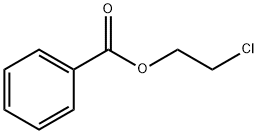 安息香酸2-クロロエチル 化学構造式