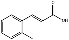 (E)-3-(2-methylphenyl)prop-2-enoic acid Structure