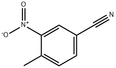 4-甲基-3-硝基苯甲腈, 939-79-7, 结构式