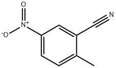 2-甲基-5-硝基苯甲腈,939-83-3,结构式