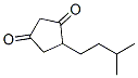 4-イソペンチル-1,3-シクロペンタンジオン 化学構造式