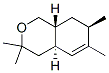 (4aalpha,7beta,8abeta)-3,4,4a,7,8,8a-hexahydro-3,3,6,7-tetramethyl-1H-2-benzopyran Struktur