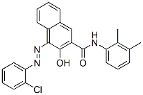 4-[(2-chlorophenyl)azo]-N-(dimethylphenyl)-3-hydroxynaphthalene-2-carboxamide 结构式