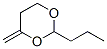 4-methylene-2-propyl-1,3-dioxane Structure