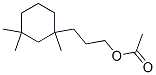 alpha,gamma,gamma-trimethylcyclohexylpropyl acetate Structure