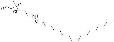 allyldimethyl[3-[(1-oxooleyl)amino]propyl]ammonium chloride Struktur