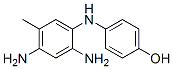 4-[(2,4-diamino-5-methylphenyl)amino]phenol Struktur