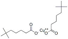 copper bis(neononanoate) 化学構造式