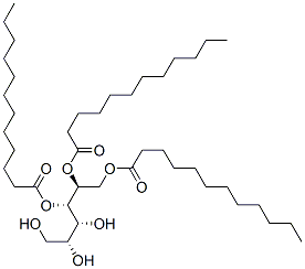D-glucitol trilaurate Structure