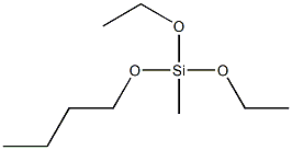 butoxydiethoxymethylsilane Structure