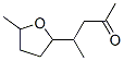 4-[(テトラヒドロ-5-メチルフラン)-2-イル]-2-ペンタノン 化学構造式