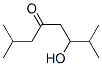 6-ヒドロキシ-2,7-ジメチル-4-オクタノン 化学構造式