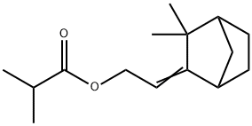 2-(3,3-dimethylbicyclo[2.2.1]hept-2-ylidene)ethyl isobutyrate 结构式