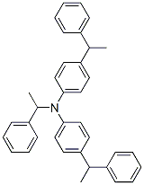 alpha-methyl-N,N-bis[4-(1-phenylethyl)phenyl]benzylamine 结构式
