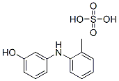 3-[(2-メチルフェニル)アミノ]フェノール/硫酸,(1:x) 化学構造式