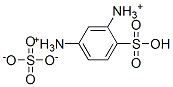 4-sulpho-m-phenylenediammonium sulphate Structure