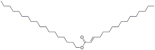 octadecyl hexadecenoate Structure