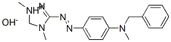 3-[[4-[benzylmethylamino]phenyl]azo]-1,4-dimethyl-1H-1,2,4-triazolium hydroxide Structure