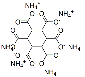 cyclohexane-1,2,3,4,5,6-hexacarboxylic acid, ammonium salt Structure