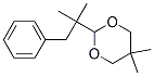 2-(1,1-dimethyl-2-phenylethyl)-5,5-dimethyl-1,3-dioxane 结构式