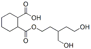 [5-hydroxy-3-(hydroxymethyl)pentyl] hydrogen cyclohexane-1,2-dicarboxylate Struktur