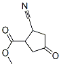 2-CYANO-4-OXO-CYCLOPENTANECARBOXYLIC ACID METHYL ESTER 结构式