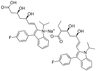Fluvastatin N-Ethyl Sodium Salt (Fluvastatin Impurity)