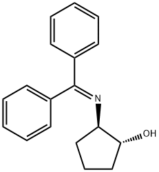 (1R,2R)-2-[(DiphenylMethylene)aMino]-cyclopentanol Structure