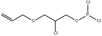3-(allyloxy)-2-chloropropyl dichlorophosphite 结构式