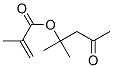 2-メチルプロペン酸1,1-ジメチル-3-オキソブチル 化学構造式