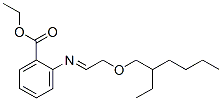 ethyl 2-[[2-[(2-ethylhexyl)oxy]ethylidene]amino]benzoate Structure