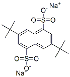 3,7-ビス(1,1-ジメチルエチル)-1,5-ナフタレンジスルホン酸ジナトリウム 化学構造式