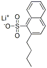lithium butylnaphthalenesulphonate Structure