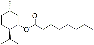 (1alpha,2beta,5alpha)-2-isopropyl-5-methylcyclohexyl octanoate Structure