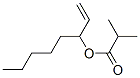 2-メチルプロパン酸1-エテニルヘキシル 化学構造式