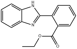 2-(1H-BENZIMIDAZOL-2-YL)BENZOIC ACID ETHYL ESTER Struktur