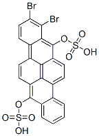 dibromodibenzo[b,def]chrysene-7,14-diyl bis(hydrogen sulphate)|