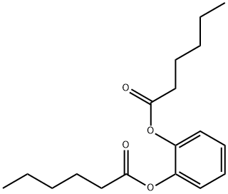 ビスヘキサン酸1,2-フェニレン 化学構造式