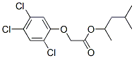 1,3-dimethylbutyl 2-(2,4,5-trichlorophenoxy)acetate Structure