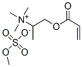 trimethyl[1-methyl-2-[(1-oxoallyl)oxy]ethyl]ammonium methyl sulphate Structure