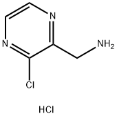 (3-氯吡嗪-2-基)甲胺盐酸, 939412-86-9, 结构式