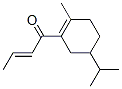 1-(5-isopropyl-2-methyl-1-cyclohexen-1-yl)-2-buten-1-one Structure