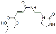 2-hydroxypropyl 4-oxo-4-[[2-(2-oxoimidazolidin-1-yl)ethyl]amino]-2-butenoate Structure