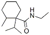 N-エチル-2-メチル-1-(2-メチルプロピル)シクロヘキサンカルボアミド 化学構造式