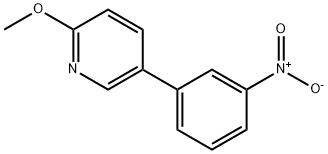 2-Methoxy-5-(3-nitrophenyl)pyridine Structure