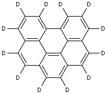 ベンゾ〔G,H,I〕ペリレン-D12 化学構造式