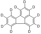 フルオランテン-D10 化学構造式