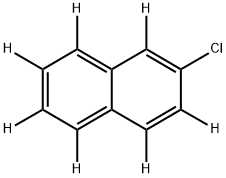 2-クロロナフタレン-D7 化学構造式