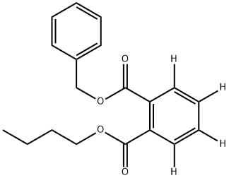 フタル酸ベンジルN-ブチル-3,4,5,6-D4 化学構造式